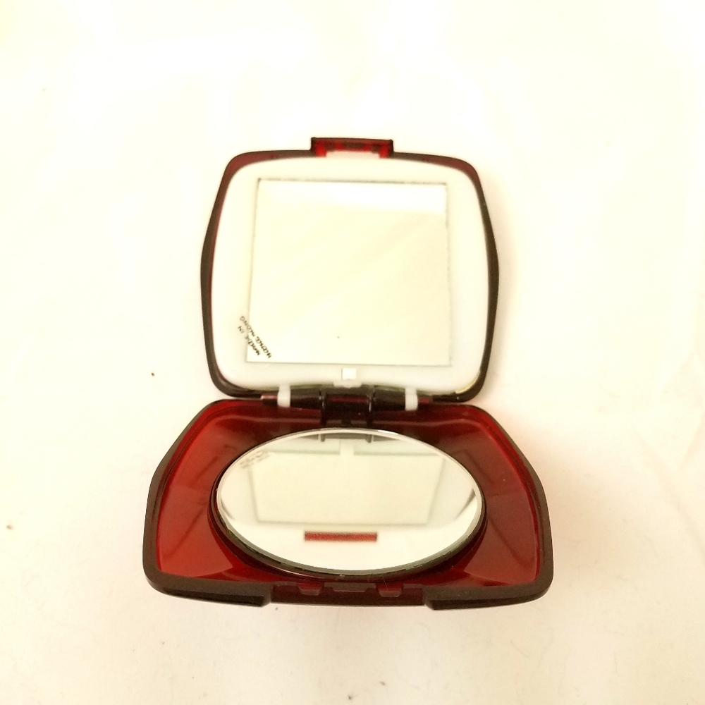New Old Stock Vintage Double Mirror Folding